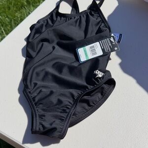 Speedo Black Girls' One-Piece Swim Suit
